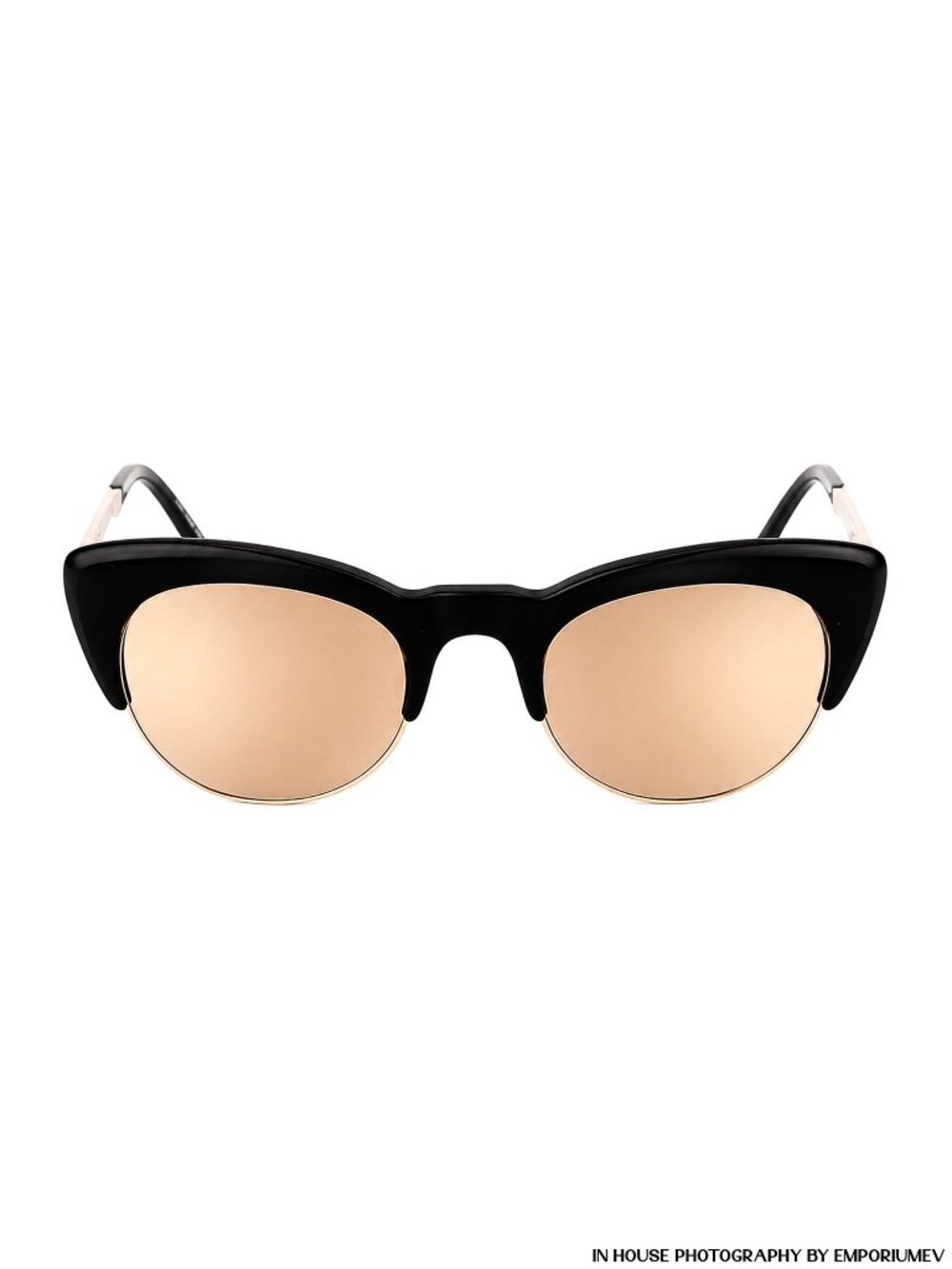 Matsuda M2018 Cat Eye Optical | Matte Black / Gold Mirror | 49-20-145 (0392)